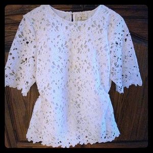 **HOST PICK**KATE SPADE EYELET BLOUSE